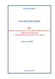 Sáng kiến kinh nghiệm THPT: Phát huy kỹ năng quản lý tài chính cho học sinh lớp 10 thông qua dạy học bài Tìm hiểu một số kiến thức về tài chính