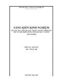 Sáng kiến kinh nghiệm THPT: Dạy học stem bài Liên kết ion trong chương trình hoá học 10 theo định hướng stem bài học và stem trải nghiệm