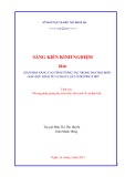 Sáng kiến kinh nghiệm THPT: Giải pháp nâng cao tính tương tác trong dạy học môn Giáo dục kinh tế và pháp luật trường THPT