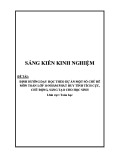 Sáng kiến kinh nghiệm THPT: Định hướng dạy học theo dự án một số chủ đề môn Toán lớp 10 nhằm phát huy tính tích cực, chủ động, sáng tạo cho học sinh