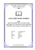 Sáng kiến kinh nghiệm THPT: Một số giải pháp nâng cao chất lượng hoạt động của Công đoàn cơ sở tại trường THPT Diễn Châu 2 trong giai đoạn hiện nay