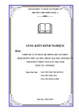 Sáng kiến kinh nghiệm THPT: Thiết kế và sử dụng hệ thống bài tập theo định hướng tiếp cận PISA trong dạy học sinh học 10 nhằm phát triển năng lực học sinh