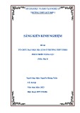 Sáng kiến kinh nghiệm THPT: Tổ chức dạy học Địa lí 10 ở trường THPT theo phát triển năng lực