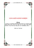 Sáng kiến kinh nghiệm THPT: Vận dụng các phương pháp dạy học tích cực tạo hứng thú nhằm phát huy năng lực học tập của học sinh trong chương Mặt nón, mặt trụ, mặt cầu Hình học lớp 12