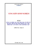 Sáng kiến kinh nghiệm THPT: Nâng cao hiệu quả dạy học Địa lí lớp 10 ở trường trung học phổ thông qua việc thiết kế và tổ chức trò chơi học tập