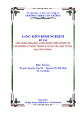 Sáng kiến kinh nghiệm THPT: Ứng dụng khoa học công nghệ thiết kế một số thí nghiệm sử dụng trong dạy học hóa học trung học phổ thông