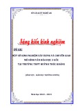 Sáng kiến kinh nghiệm THPT: Một số kinh nghiệm xây dựng và chuyển giao mô hình Văn hóa đọc 3 gốc ở trường THPT Huỳnh Thúc Kháng