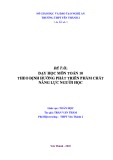 Sáng kiến kinh nghiệm THPT: Dạy học môn Toán 10 theo định hướng phát triển phẩm chất năng lực học sinh