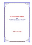 Sáng kiến kinh nghiệm THPT: Thiết kế một số hoạt động trải nghiệm sáng tạo trong dạy học chủ đề Tổ hợp - Xác suất môn Toán THPT