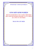 Sáng kiến kinh nghiệm THPT: Một số giải pháp rèn luyện và phát triển phẩm chất chăm chỉ cho học sinh THPT Cửa Lò 2 thông qua công tác chủ nhiệm