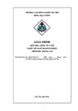 Giáo trình Kinh tế vi mô (Nghề: Kế toán doanh nghiệp - Trình độ: Trung cấp) - Trường Cao đẳng nghề Cần Thơ