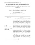 Hệ thống cơ sở dữ liệu quản lý doanh nghiệp và người lao động trong khu công nghiệp, khu chế xuất, khu công nghệ cao