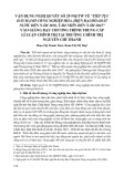 Vận dụng Nghị quyết số 29-NQ/TW về “Tiếp tục đẩy mạnh công nghiệp hóa, hiện đại hóa đất nước đến năm 2030, tầm nhìn đến năm 2045” vào giảng dạy Chương trình Trung cấp lí luận chính trị tại Trường Chính trị Nguyễn Chí Thanh