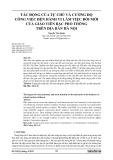 Tác động của tự chủ và cường độ công việc đến hành vi làm việc đổi mới của giáo viên bậc phổ thông trên địa bàn Hà Nội