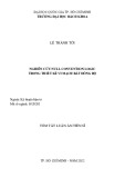 Tóm tắt Luận án Tiến sĩ Kỹ thuật điện tử: Nghiên cứu Null Convention Logic trong thiết kế vi mạch bất đồng bộ