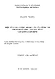 Tóm tắt Luận án Tiến sĩ Kỹ thuật xây dựng công trình dân dụng và công nghiệp: Hiệu năng gia cường kháng uốn của tấm CFRP cho dầm bê tông căng sau dùng cáp không bám dính