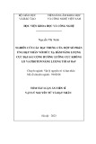 Tóm tắt Luận án Tiến sĩ Vật lý nguyên tử và hạt nhân: Nghiên cứu các đặc trưng của một số phản ứng hạt nhân với bức xạ hãm năng lượng cực đại sau cộng hưởng lưỡng cực khổng lồ và proton năng lượng tới 45 MeV