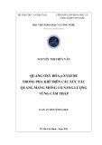 Luận án Tiến sĩ Hóa vô cơ: Quang oxy hóa p-xylene trong pha khí trên các xúc tác quang màng mỏng có năng lượng vùng cấm thấp