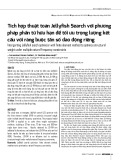 Tích hợp thuật toán Jellyfish Search với phương pháp phần tử hữu hạn để tối ưu trọng lượng kết cấu với ràng buộc tần số dao động riêng