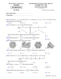 Đề thi học kì 1 môn Toán lớp 12 năm 2022-2023 có đáp án - Sở GD&ĐT Nam Định