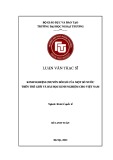 Luận văn Thạc sĩ Kinh tế quốc tế: Kinh nghiệm chuyển đổi số của một số nước trên thế giới và bài học kinh nghiệm cho Việt Nam