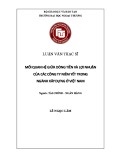 Luận văn Thạc sĩ Tài chính Ngân hàng: Mối quan hệ giữa dòng tiền và lợi nhuận của các công ty niêm yết trong ngành Xây dựng ở Việt Nam