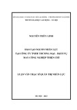 Luận văn Thạc sĩ Quản trị nhân lực: Đào tạo nguồn nhân lực tại Công ty TNHH Thương mại – Dịch vụ May công nghiệp Thiện Chí