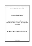 Luận văn Thạc sĩ Quản trị nhân lực: Tạo động lực cho người lao động tại Công ty TNHH Junglim Architecture Việt Nam