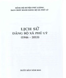 Ebook Lịch sử Đảng bộ xã Phủ Lý (1946-2013): Phần 2