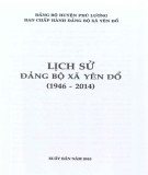 Ebook Lịch sử Đảng bộ xã Yên Đổ (1946-2014): Phần 2