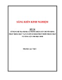 Sáng kiến kinh nghiệm THPT: Sử dụng hệ tọa độ địa lí trong khảo sát chuyển động phần Động học vật lí lớp 10 nhằm phát triển phẩm chất và năng lực cho học sinh