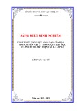 Sáng kiến kinh nghiệm THPT: Phát triển năng lực sáng tạo của học sinh chuyên Vật lý thông qua dạy học dự án chủ đề Máy điện Vật lý lớp 12