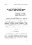 Khảo sát một số chi nấm gây bệnh trên lục bình (Eichornia crassipes) tại khu vực thành phố Hồ Chí Minh