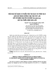 Hiệu quả sử dụng vi khuẩn hòa tan silic và phân silic lên khả năng chống chịu của cây lúa đối với bệnh đạo ôn do nấm Pyricularia sp. gây ra ở điều kiện nhà lưới