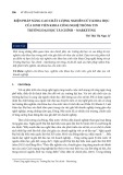 Biện pháp nâng cao chất lượng nghiên cứu khoa học của sinh viên khoa công nghệ thông tin trường đại học Tài chính – Marketing