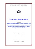 Sáng kiến kinh nghiệm THPT: Một số giải pháp góp phần giáo dục tư tưởng, đạo đức, phong cách Hồ Chí Minh cho học sinh trường THPT Diễn Châu 4 thông qua một số hoạt động giáo dục ngoài giờ lên lớp