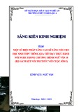 Sáng kiến kinh nghiệm THPT: Một số biện pháp nâng cao kĩ năng nói cho học sinh THPT thông qua tiết dạy thực hành nói nghe trong chương trình Ngữ văn 10