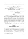 Khảo sát ảnh hưởng của môi trường lên quá trình tăng trưởng của vi khuẩn đối kháng Serratia nematodiphila CT-78 để phòng trị bệnh bạc lá lúa