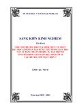 Sáng kiến kinh nghiệm THPT: một số phương pháp và hình thức dạy học góp phần tạo hứng thú trong dạy học Vật lý bằng trải nghiệm: Tự tạo một số sản phẩm đơn giản cho học sinh lớp 10 tại trường THPT Quỳ Hợp 2