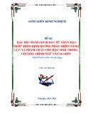 Sáng kiến kinh nghiệm THPT: Dạy bài Đăm Săn đi bắt Nữ Thần Mặt Trời theo định hướng phát triển năng lực, phẩm chất cho học sinh trong chương trình Ngữ văn 10 THPT (Sách Kết nối tri thức với cuộc sống)