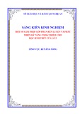 Sáng kiến kinh nghiệm THPT: Một số giải pháp góp phần rèn luyện và phát triển kỹ năng thoát hiểm cho học sinh THPT Cửa Lò 2