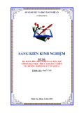 Sáng kiến kinh nghiệm THPT: Đa dạng hóa hoạt động luyện tập trong dạy học thơ ca kháng chiến ở chương trình Ngữ văn 12