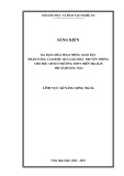 Sáng kiến kinh nghiệm THPT: Đa dạng hóa hoạt động giáo dục nhằm nâng cao hiệu quả giáo dục truyền thống cho học sinh ở trường THPT trên địa bàn Thị xã Hoàng Mai