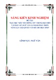 Sáng kiến kinh nghiệm THPT: Dạy học kết nối thông tin trong đọc hiểu văn bản kí (Ngữ văn 12) nhằm phát triển năng lực giải quyết vấn đề cho học sinh