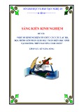 Sáng kiến kinh nghiệm THPT: Một số kinh nghiệm tổ chức các câu lạc bộ, đội, nhóm góp phần giáo dục toàn diện học sinh tại Trường THPT Nguyễn Cảnh Chân