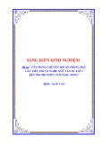 Sáng kiến kinh nghiệm THPT: Ứng dụng chuyển đổi số trong dạy các tiết nói nghe Ngữ văn 10, tập 1 - Kết nối tri thức với cuộc sống