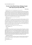 Vài nét về vấn đề tuyển chọn, bổ dụng võ quan triều Nguyễn giai đoạn 1802-1884