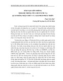 Đào tạo liên thông theo hệ thống tín chỉ ở nước ta quan điểm, nhận thức và giải pháp phát triển