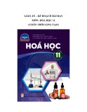 Giáo án môn Hóa học lớp 11 (Sách Chân trời sáng tạo)