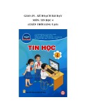 Giáo án môn Tin học lớp 4 (Sách Chân trời sáng tạo)